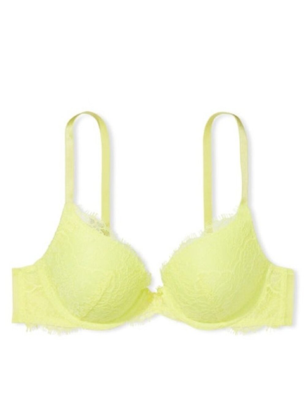 Victoria's Secret | Yellow Dream Angels Lined Balconette Bra | Size 34D